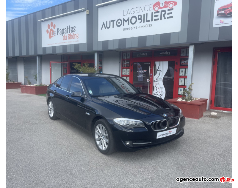 Compra de Coches Usados, Coches Usados Baratos %'|'% Agence Auto Bmw Série 5 (F10) 520d 184 cv Luxury Boîte auto Noir Año 2011 Automatique Diesel
