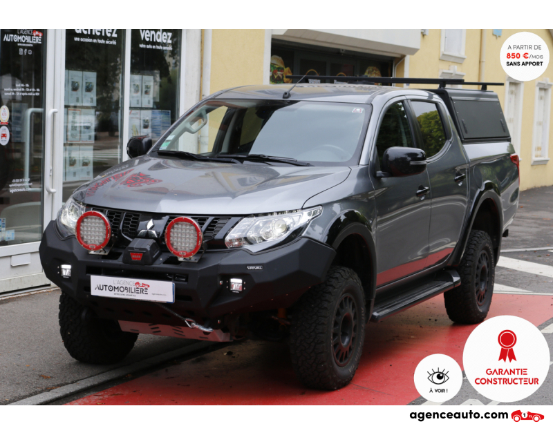 Acquisto Auto Usate, Auto Usate Economiche | Agenzia Automobiliare Mitsubishi L200 Double Cabine 2.4 DI-D 181 Black Collection 4WD BVA (15 000.00 de configuration, 1ère main...) Gris Anno 2019 Automatique Diesel