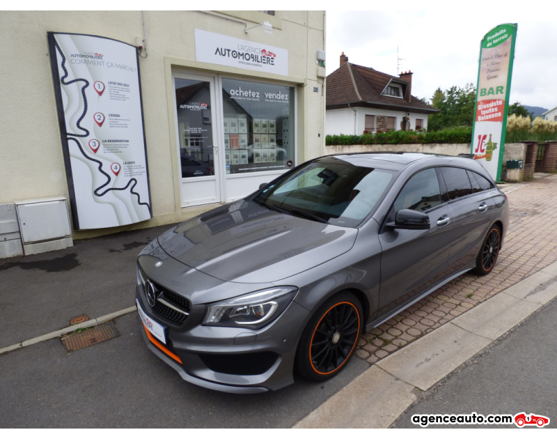 Achat voiture occasion, Auto occasion pas cher | Agence Auto Mercedes Classe CLA 220 D Fascination Orange Art Edition Pack Sport AMG 175 4matic 7G-Tronic X117 Gris Année 2015 Automatique Diesel