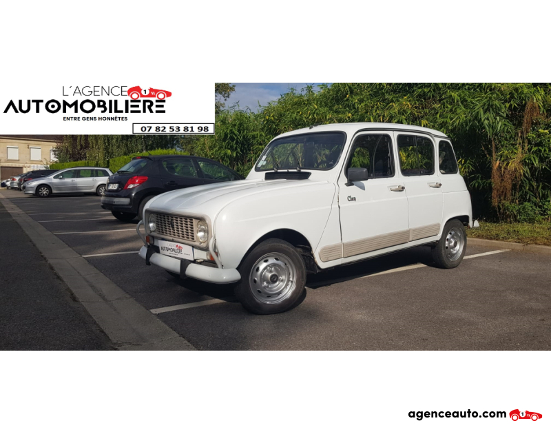 Achat voiture occasion, Auto occasion pas cher | Agence Auto Renault 4 CLAN Série Limitée Bye Bye N° 654/1000 Blanc Année 1993 Manuelle Essence
