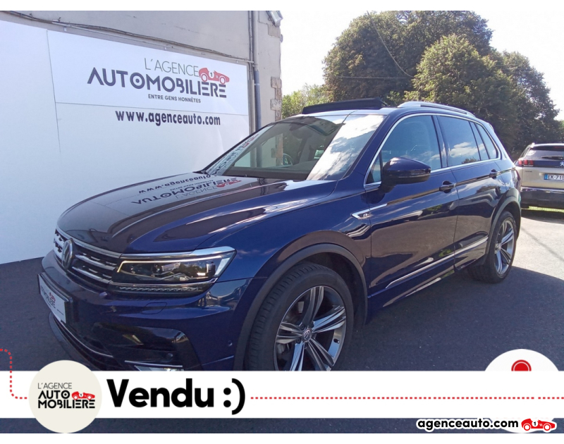 Compra de Carros Usados, Carros Usados Baratos | Auto Immo Volkswagen Tiguan 2.0 TDI 150 BLUEMOTION CARAT R-LINE Bleu Ano 2017 Manuelle Diesel