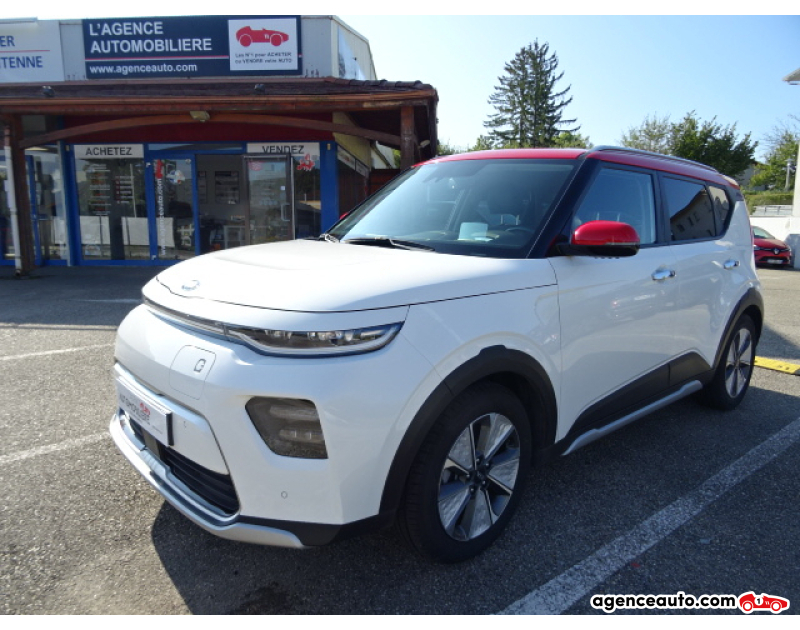 Achat voiture occasion, Auto occasion pas cher | Agence Auto Kia Soul EV 205 64KWH E-PREMIUM BVA Blanc Année 2020 Automatique Électrique