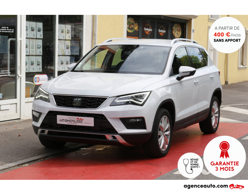 Achat voiture occasion, Auto occasion pas cher | Agence Auto Seat Ateca 1.6 TDI 115 Urban Advanced BVM6 (1ère main, Beats, Virtual, Sièges chauff...) Blanc Année 2018 Manuelle Diesel