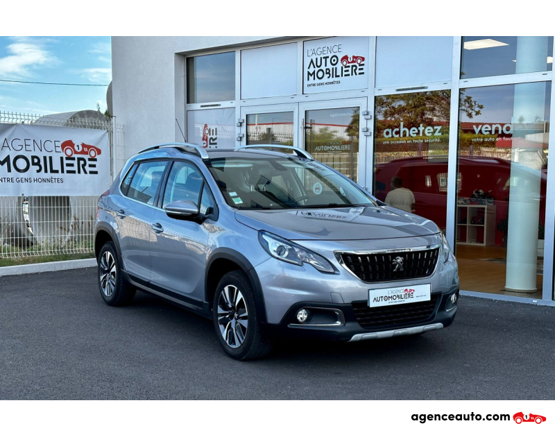 Achat voiture occasion, Auto occasion pas cher | Agence Auto Peugeot 2008 1.2 PureTech 110ch Allure S&S EAT6 Argent Année 2017 Automatique Essence