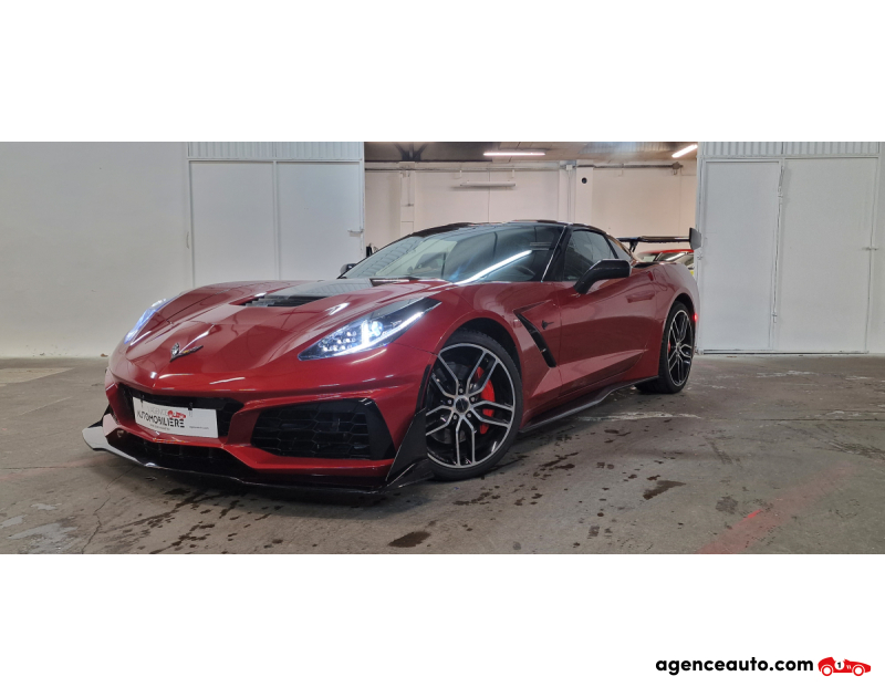 Aankoop Gebruikte Auto, Goedkope Gebruikte Auto | Agence Auto Chevrolet Corvette C7 Z51 3LT carte grise française Rouge Jaar 2015 Automatique Essence