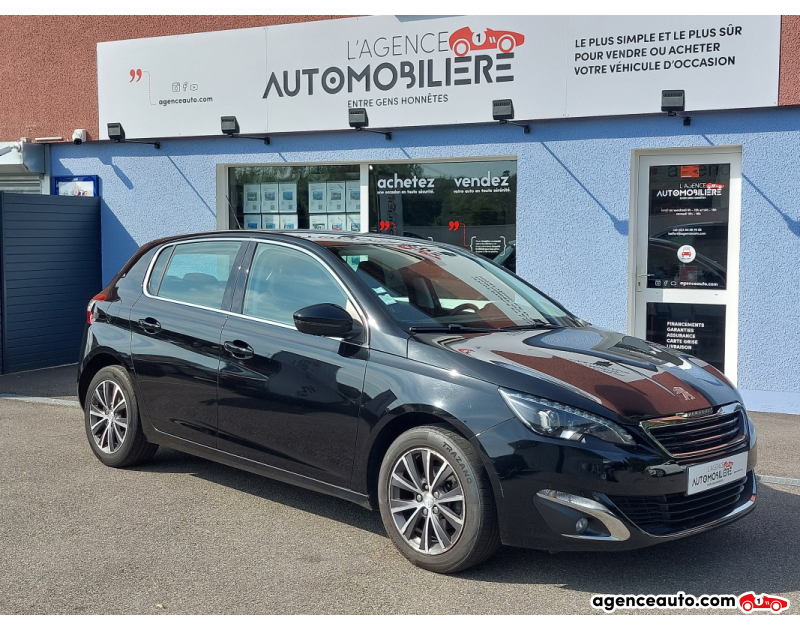 Achat voiture occasion, Auto occasion pas cher | Agence Auto Peugeot 308 1.6 HDI 92 CH ALLURE 5P 2EME MAIN Noir Année 2014 Manuelle Diesel