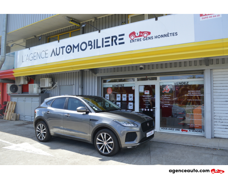 Achat voiture occasion, Auto occasion pas cher | Agence Auto Jaguar E-Pace 2.0D 180ch R-Dynamic SE AWD BVA9 Gris Année 2018 Automatique Diesel