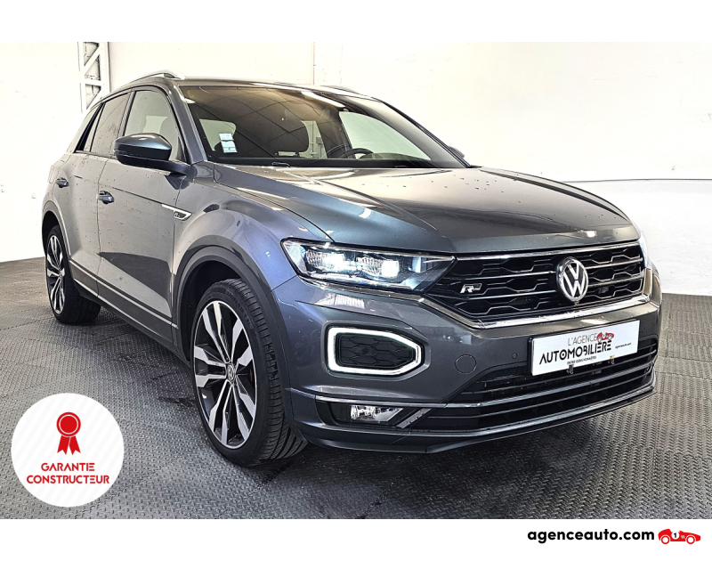 Achat voiture occasion, Auto occasion pas cher | Agence Auto Volkswagen T-roc 2.0 TDI 150 R-LINE DSG7 Gris Année 2019 Automatique Diesel