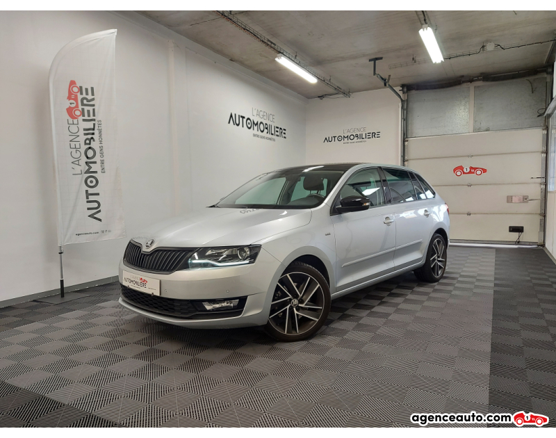 Compra de Carros Usados, Carros Usados Baratos | Auto Immo Skoda Rapid II SPACEBACK 1.0 TSI 110 CLEVER DSG7 + TOIT PANO Gris Ano 2018 Automatique Essence