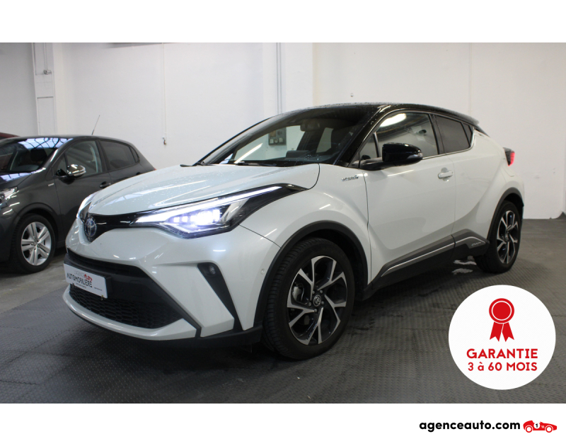 Achat voiture occasion, Auto occasion pas cher | Agence Auto Toyota C-HR 2.0 184 HSD Hybrid153 cv Collection Blanc Année 2020 Automatique Hybride