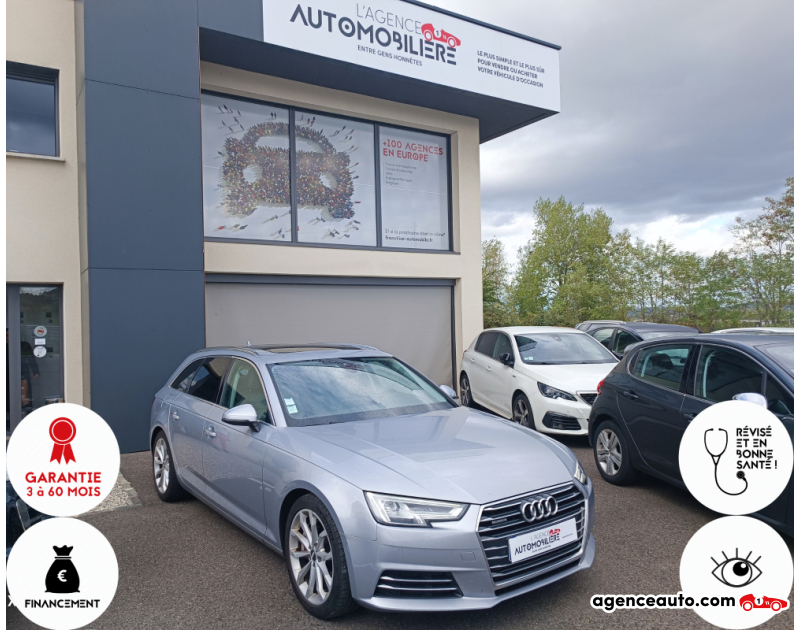 Achat voiture occasion, Auto occasion pas cher | Agence Auto Audi A4 Avant Quattro 3.0 TDi 272 cv BVA Gris Année 2016 Automatique Diesel