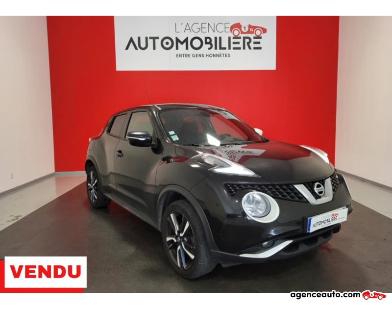 Aankoop Gebruikte Auto, Goedkope Gebruikte Auto | Agence Auto Nissan Juke 1.5 DCI 110 N-CONNECTA Noir Jaar 2016 Manuelle Diesel