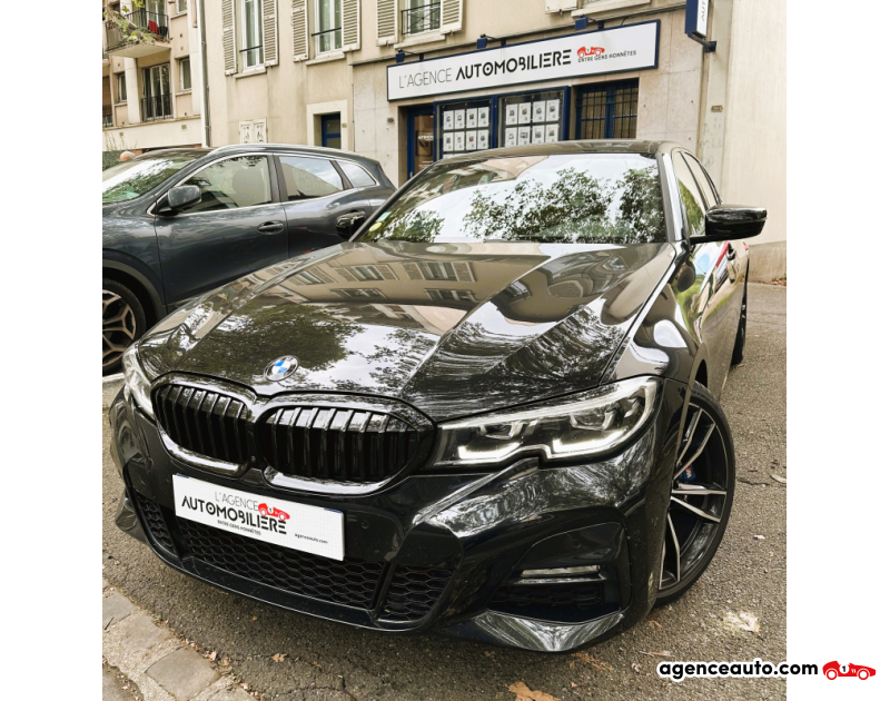 Achat voiture occasion, Auto occasion pas cher | Agence Auto Bmw Série 3 G20 2.0 318 DA 150 M SPORT Noir Année 2019 Automatique Diesel
