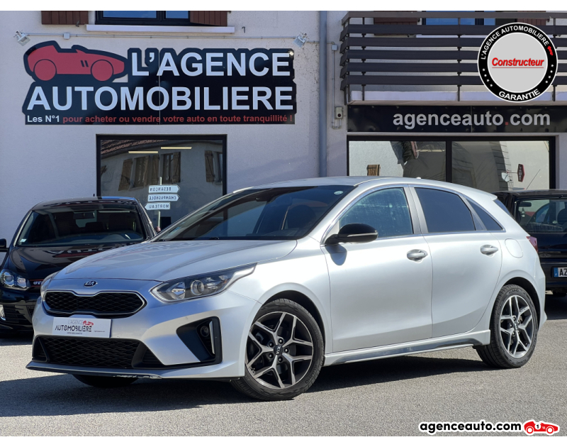 Compra de Coches Usados, Coches Usados Baratos %'|'% Agence Auto Kia Ceed 1.6 crdi 136 ch GT LINE BVM Gris Año 2019 Manuelle Diesel