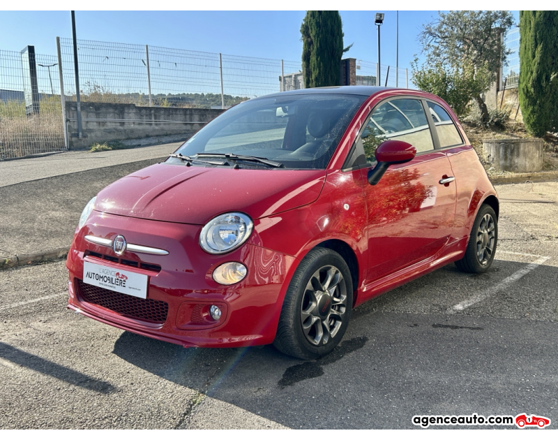 Achat voiture occasion, Auto occasion pas cher | Agence Auto Fiat 500 1.2 8v 69ch S Rouge Année 2014 Manuelle Essence
