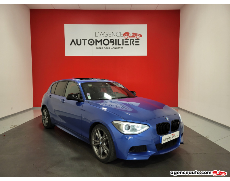 Aankoop Gebruikte Auto, Goedkope Gebruikte Auto | Agence Auto Bmw Série 1 116i 1.6 136 CH PACK M BVA8 + TOIT OUVRANT Bleu Jaar 2014 Automatique Essence
