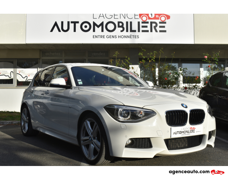 Achat voiture occasion, Auto occasion pas cher | Agence Auto Bmw Série 1 M SPORT 118d 2.0 d 143 cv Boîte auto Blanc Année 2014 Automatique Diesel
