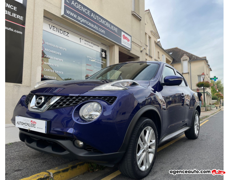 Achat voiture occasion, Auto occasion pas cher | Agence Auto Nissan Juke 1.6i 117cv BVA N-CONNECTA Bleu Année 2017 Automatique Essence