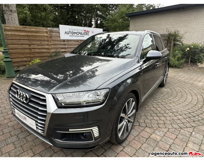 Aankoop Gebruikte Auto, Goedkope Gebruikte Auto | Agence Auto Audi Q7 3,0 DIESEL HYBRIDE Argent Jaar 2018 Automatique Diesel