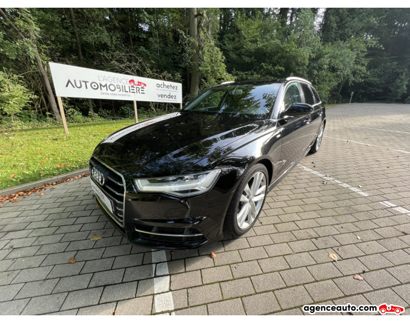 Achat voiture occasion, Auto occasion pas cher | Agence Auto Audi A6 Avant 2.0 TDI ultra S tronic/SLine/190CV/GPS/Clim auto/ Garantie 12 mois Noir Année 2018 Automatique Diesel