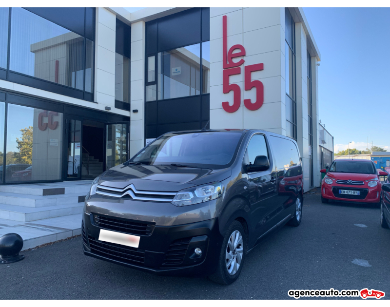 Achat voiture occasion, Auto occasion pas cher | Agence Auto Citroen Jumpy FG 2.0L BLUE HDI 180CH EAT6 TVA RÉCUPÉRABLE Gris Année 2018 Automatique Diesel