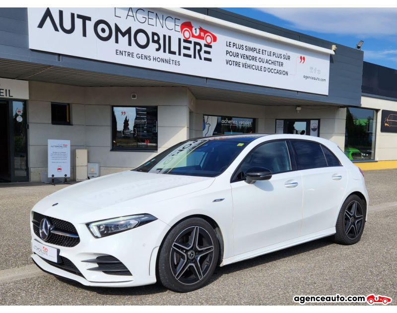 Aankoop Gebruikte Auto, Goedkope Gebruikte Auto | Agence Auto Mercedes Classe A 200 d 8G-DCT AMG Line Blanc Jaar 2019 Automatique Diesel