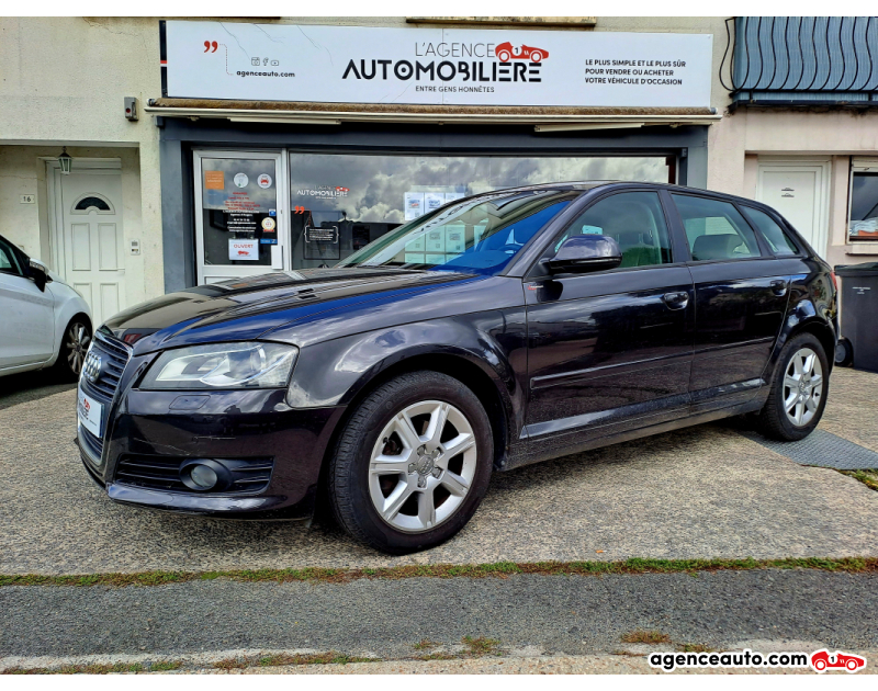 Gebrauchtwagenkauf, Günstige Gebrauchtwagen | Automobilienagentur Audi A3 Sportback Série 2 1.4 TFSi  DSG 125 cv Ambition luxe BOITE AUTO Noir Jahr 2009 Automatique Essence