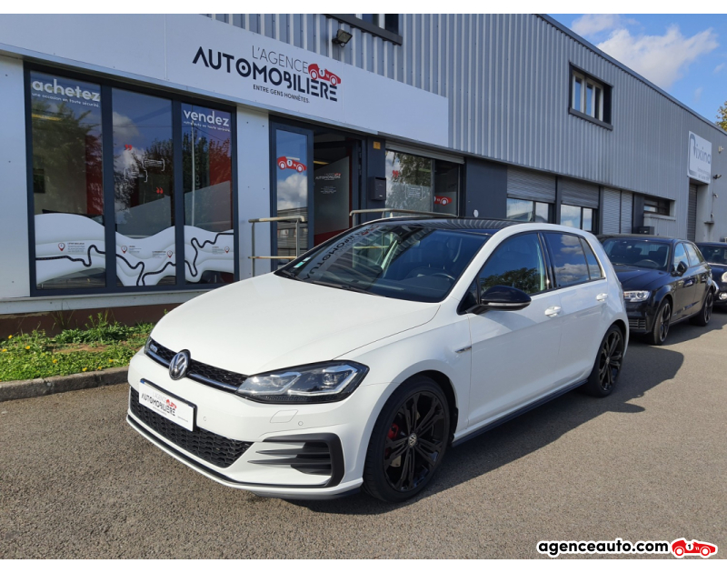 Achat voiture occasion, Auto occasion pas cher | Agence Auto Volkswagen Golf VII 7 GTD 2.0 TDI 184 DSG7 GARANTIE 12 MOIS Blanc Année 2019 Automatique Diesel
