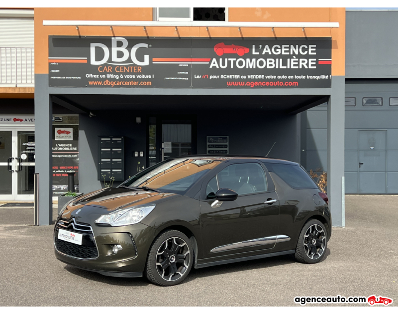Achat voiture occasion, Auto occasion pas cher | Agence Auto Citroen DS3 1.6 VTi 16V Airdream 120 CV So Chic Marron Année 2014 Manuelle Essence