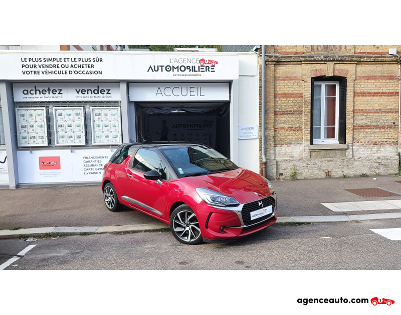 Aankoop Gebruikte Auto, Goedkope Gebruikte Auto | Agence Auto Citroen DS3 1.2 THP Puretech 12V 130 cv SPORT CHIC Rouge Jaar 2017 Manuelle Essence