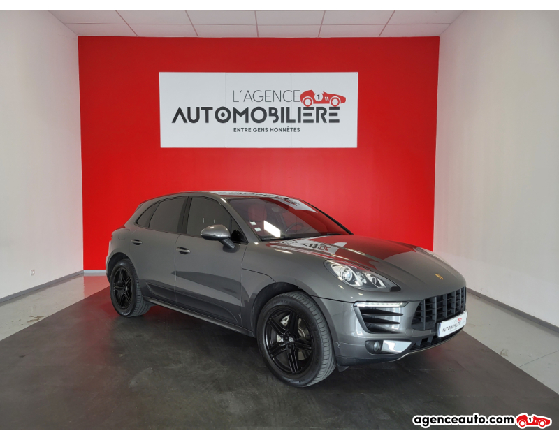 Achat voiture occasion, Auto occasion pas cher | Agence Auto Porsche Macan S 3.0 TDI V6 PDK 258 CH Gris Année 2014 Automatique Diesel