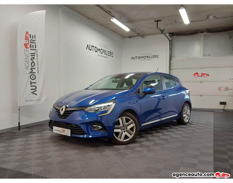 Achat voiture occasion, Auto occasion pas cher | Agence Auto Renault Clio V 1.5 BLUE DCI 85 BUSINESS AUTO ECOLE Bleu Année 2019 Manuelle Diesel