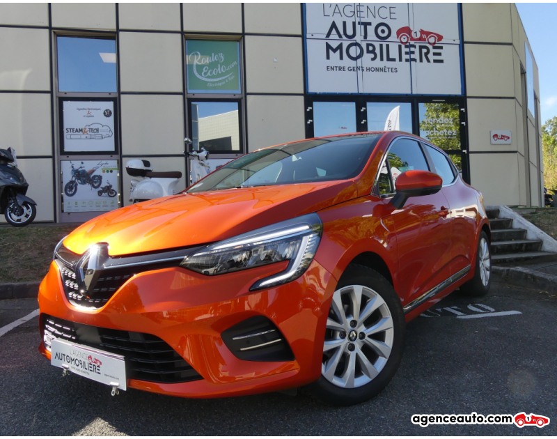 Achat voiture occasion, Auto occasion pas cher | Agence Auto Renault Clio 1.0 TCE 90 INTENS Orange Année 2021 Manuelle Essence