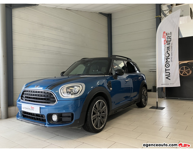 Achat voiture occasion, Auto occasion pas cher | Agence Auto Mini Countryman 2.0 D 150 CH COOPER OAKWOOD 4X4 BVA8 Bleu Année 2018 Automatique Diesel