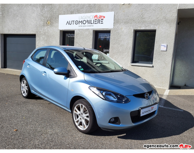 Gebrauchtwagenkauf, Günstige Gebrauchtwagen | Automobilienagentur Mazda Mazda 2 1.4L MZ-CD Performance 1ère main Idéal jeune conducteur Bleu Jahr 2008 Manuelle Diesel