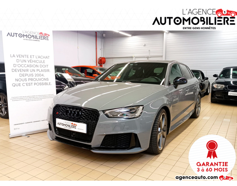 Achat voiture occasion, Auto occasion pas cher | Agence Auto Audi RS3 SPORTBACK 2.5 TFSI ABT 430 QUATTRO S-TRONIC BVA Gris Année 2015 Automatique Essence