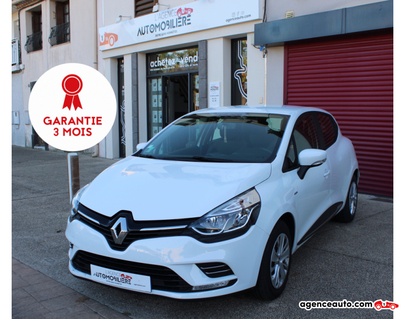 Achat voiture occasion, Auto occasion pas cher | Agence Auto Renault Clio IV TCe 75CH Trend Blanc Année 2018 Manuelle Essence