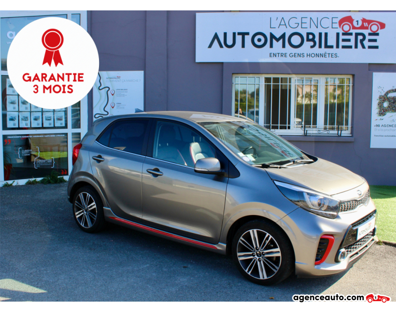 Gebrauchtwagenkauf, Günstige Gebrauchtwagen | Automobilienagentur Kia Picanto Picanto 1.2 essence MPi 84 ch BVM5 GT Line Gris Jahr 2019 Manuelle Essence