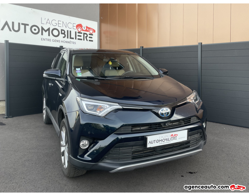 Achat voiture occasion, Auto occasion pas cher | Agence Auto Toyota RAV4 197 Hybride Lounge 2WD CVT Noir Année 2019 Automatique Hybride