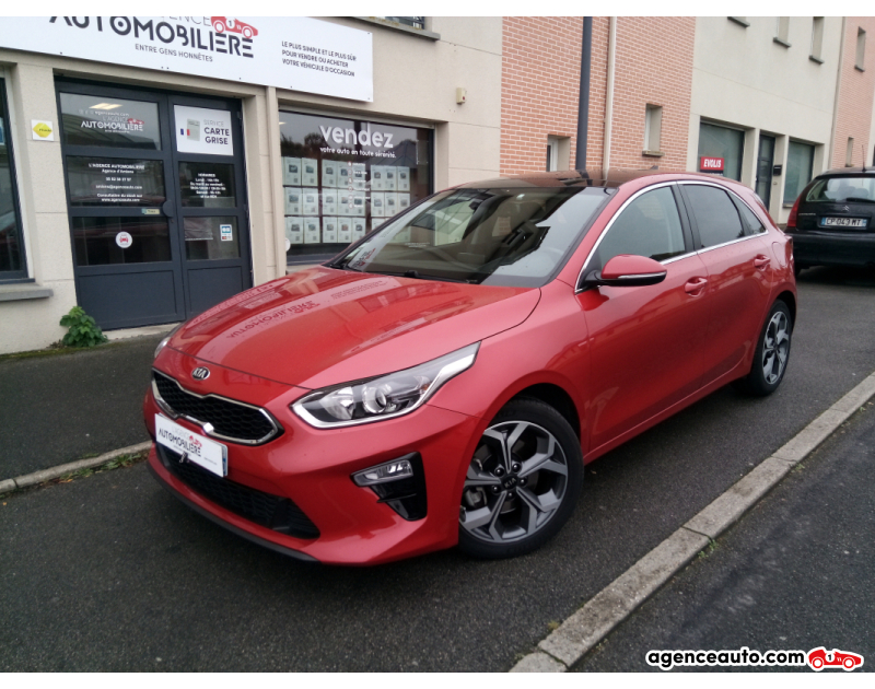 Achat voiture occasion, Auto occasion pas cher | Agence Auto Kia Ceed 1.0 T-GDI 120 ISG EDITION 1 Gtie 04/2026 Rouge Année 2019 Manuelle Essence