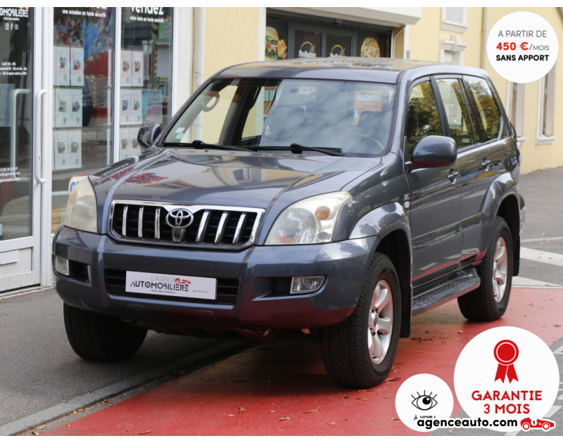 Acquisto Auto Usate, Auto Usate Economiche | Agenzia Automobiliare Toyota Land Cruiser 3.0 D-4D 163 BVM (FR, 2ème main, Suivi) Gris Anno 2004 Manuelle Diesel