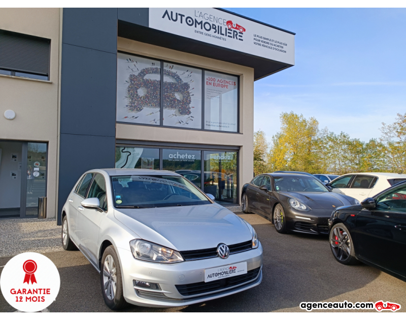 Achat voiture occasion, Auto occasion pas cher | Agence Auto Volkswagen Golf VII 1.6 TDI 110 cv Confortline Gris Année 2017 Manuelle Diesel