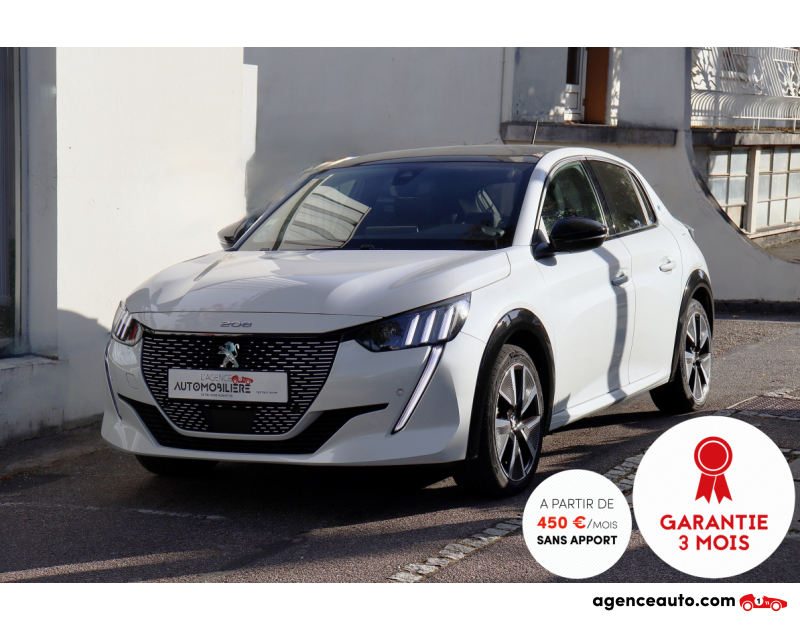 Compra de Coches Usados, Coches Usados Baratos %'|'% Agence Auto Peugeot e-208 136 GT Line BVA (CarPlay,Cam360,Full LED) Blanc Año 2021 Automatique Électrique