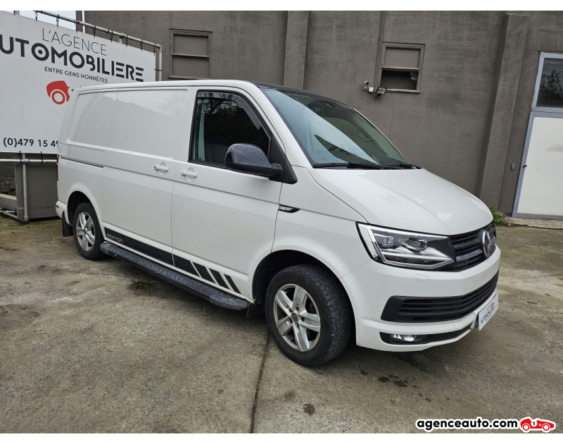 Achat voiture occasion, Auto occasion pas cher | Agence Auto Volkswagen Transporter T6 2,0L TDI Boite DSG7 Blanc Année 2018 Automatique Diesel