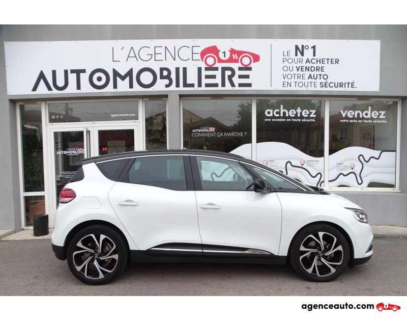 Achat voiture occasion, Auto occasion pas cher | Agence Auto Renault Scenic IV 1.3 Tce 160 CV INTENS Blanc Année 2019 Manuelle Essence
