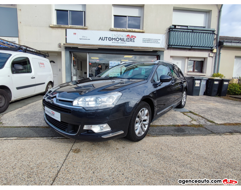 Achat voiture occasion, Auto occasion pas cher | Agence Auto Citroen C5 Tourer 2.0 HDi 163 cv Exclusive - Cuir Noir Année 2014 Manuelle Diesel