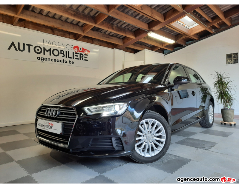 Achat voiture occasion, Auto occasion pas cher | Agence Auto Audi A3 Sportback 30 TDi 116Ch Boite Manuelle 6V/ Garantie 12 Mois Noir Année 2019 Manuelle Diesel