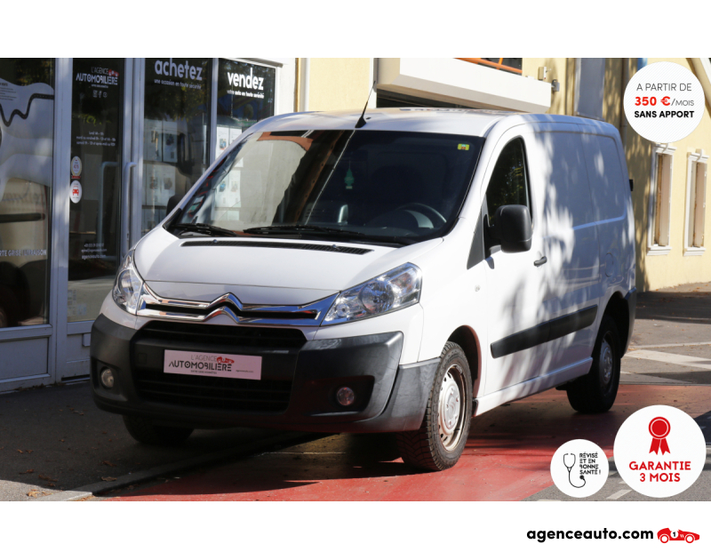 Achat voiture occasion, Auto occasion pas cher | Agence Auto Citroen Jumpy L1H1 2.0 HDI 125 BUSINESS BVM (2ème main, Suivi complet, Bois...) Blanc Année 2015 Manuelle Diesel