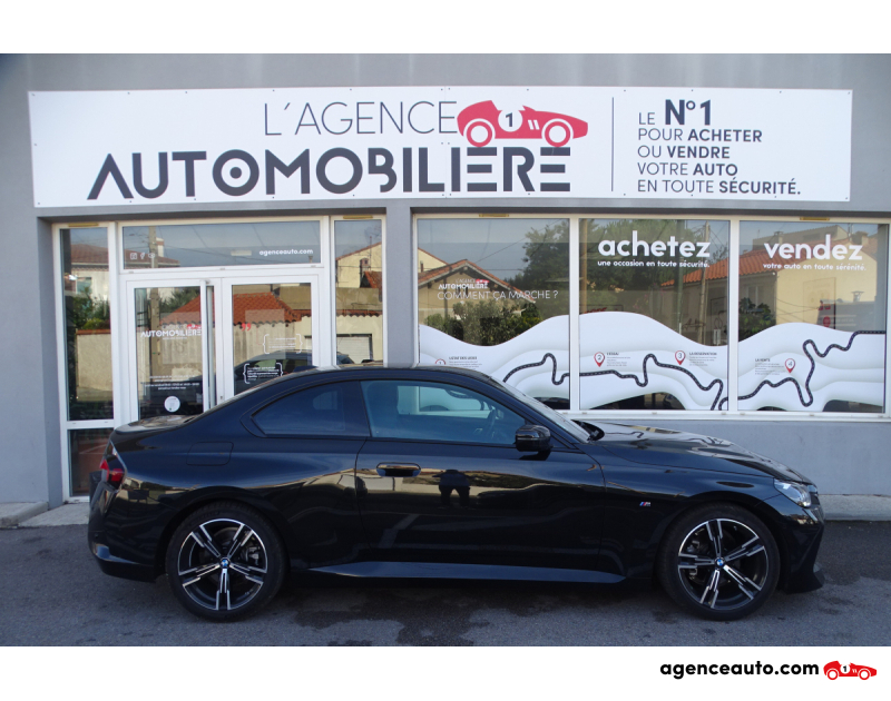 Achat voiture occasion, Auto occasion pas cher | Agence Auto Bmw Série 2 Coupé 218i 2.0 156 CV BVA8 M SPORT 1er Main Noir Année 2023 Automatique Essence