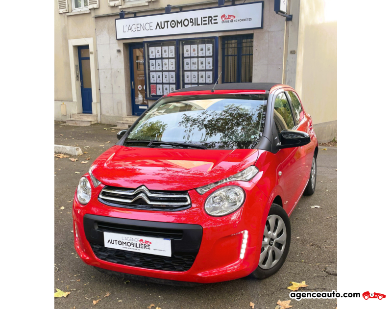 Achat voiture occasion, Auto occasion pas cher | Agence Auto Citroen C1 AIRSCAPE 1.0 VTI 72 S&S BVM FEEL 5 PORTES Rouge Année 2019 Manuelle Essence